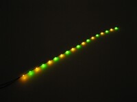 Winzige LED Lichterkette gelb / grün