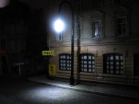 Bogenlampe Bogenleuchte Straßenlampe mit LED H0